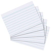 Fiches bristol herlitz 1150705 Blanc 10,5 x 7,4 cm 100 Unités