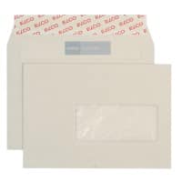 Enveloppes Elco Recycling Avec fenêtre C6 162 (l) x 114 (h) mm Bande adhésive Blanc 100 g/m² 500 Unités