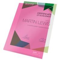 Leitz Super Premium Pochettes coin A4 Rouge PVC (Polychlorure de vinyle) 150 microns 100 Unités