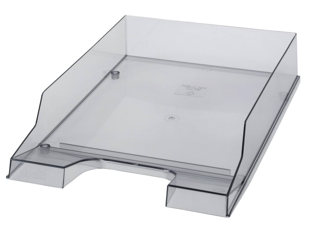 Bac À Lettres helit Le Poids Lourd Polystyrène Topaz A4 25,4 x 34,5 x 6,1 cm