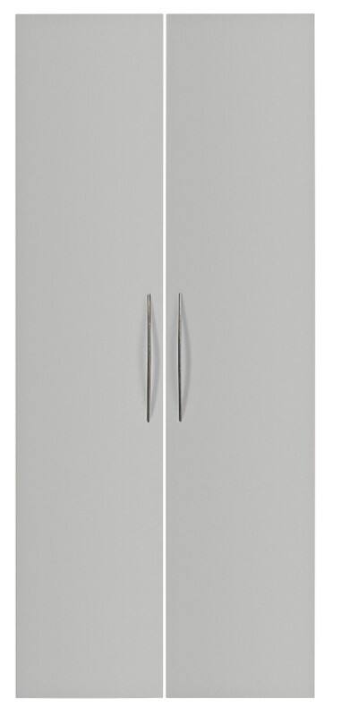 Hammerbacher Matrix Kastdeuren Zilver 790 x 16 x 1.840 mm