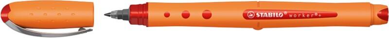 Stylo roller STABILO worker+ Medium 0,5 mm Rollerball Rouge