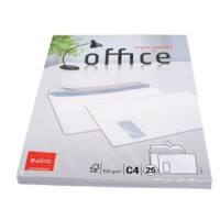 Enveloppes Elco Office Avec fenêtre C4 324 (l) x 229 (h) mm Bande adhésive Blanc 100 g/m² 25 Unités