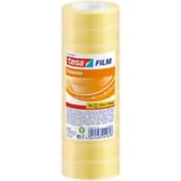 tesa Plakband tesafilm 57387 Transparant 15 mm (B) x 33 m (L) Kleine kern PP (Polypropeen) Laag geluidsniveau 10 Rollen
