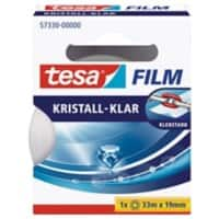 tesafilm Plakband Kristall-Klar 19 mm x 33 m Transparant