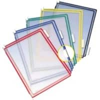 Djois zichtpaneel Tarifold 114009 kleurenassortiment A4 PVC 23,5 x 31 cm 10 stuks