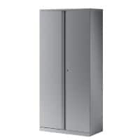 Armoire haute à portes battantes Bisley Essentials Argenté 914 x 470 x 1970 mm