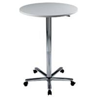 Table debout Hammerbacher Argenté, gris 800 x 75 x 1140 x 720 - 1140 mm