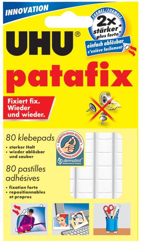 UHU patafix Kleefpads Wit 80 Stuks