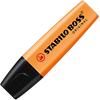 STABILO BOSS ORIGINAL Tekstmarker Oranje Breed Beitelpunt 2 - 5 mm Navulbaar