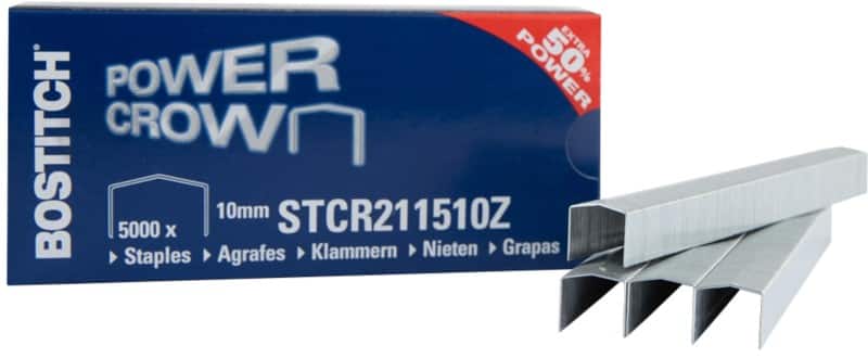 Bostitch Power Crown Nietjes Nr. 10 STCR211510Z Metaal Zilver 5000 Nietjes