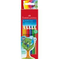 Faber-Castell Jumbo-Grip keurpotloden kleurenassortiment 6 stuks