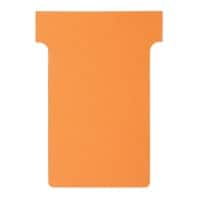 Nobo T-kaartjes Maat 2 Oranje 6 x 8,5 cm 100 Stuks