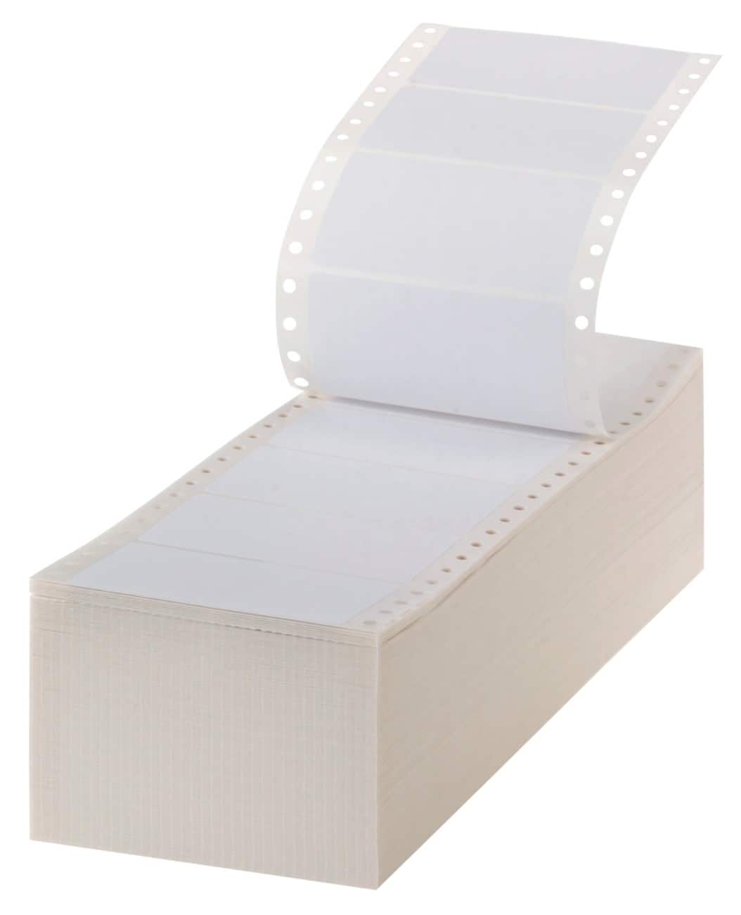 Étiquettes en continu pour PC Office Depot Blanc 88,9 x 48,4 mm 3000 Unités