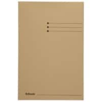 Esselte Manilla 3-Flap Map 1032304 Foolscap Chamois Gerecycled Karton 250 Vel 23,3 x 35 x 2 cm 50 Stuks