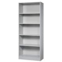 Hammerbacher Boekenkast Lichtgrijs 800 x 400 x 2.004 mm