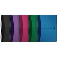 Cahier à spirale OXFORD Office Urban Mix A5 Assortiment Couverture PP Ligné 90 feuilles