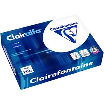 Papier imprimante Clairalfa A4 Clairefontaine Blanc 110 g/m² Lisse 500 Feuilles