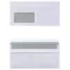 Enveloppes Niceday Avec fenêtre DL 220 (l) x 110 (h) mm Autocollante Blanc 75 g/m² 1 000 Unités