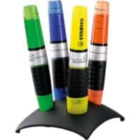 STABILO LUMINATOR Tekstmarker Kleurenassortiment Breed Beitelpunt 2 - 5 mm 4 Stuks