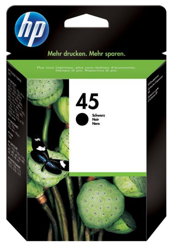 HP 45 originele inktcartridge 51645AE zwart