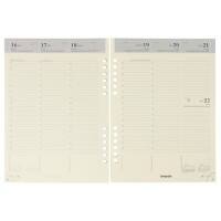 Brepols Agenda-navulling A5 1 Week per 2 pagina's 2026 Crème