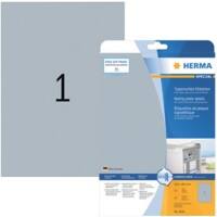 Étiquette de signalisation HERMA Argenté 210 x 297 mm 25 Feuilles