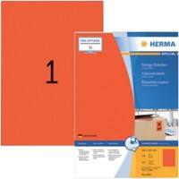 Étiquettes universelles HERMA 4402 Rouge Rectangulaires 100 Étiquettes par paquet