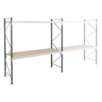 Élément de base pour rayonnage MANORGA 2 étagères 1800 x 800 x 2000 mm