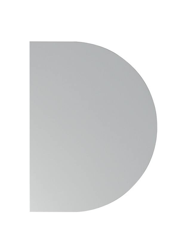 Hammerbacher Aanbouwblad BA60 Grijs 600 x 800 x 720 mm