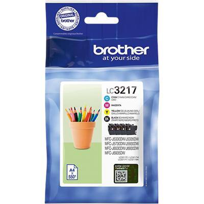 Ellendig Onderstrepen Huisje Brother LC-3217 Originele Inktcartridge Zwart, cyaan, magenta, geel  Multipak van 4 stuks | Viking Direct BE