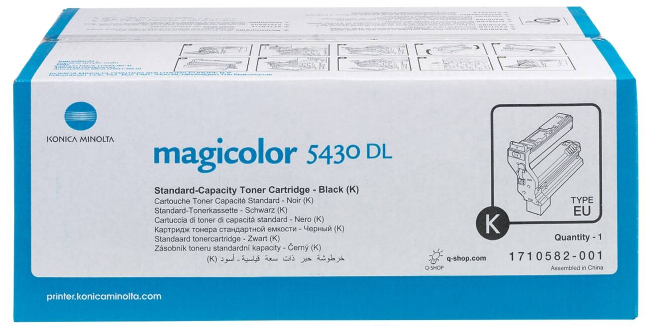 Toner Konica Minolta D'origine 5430DL Noir 4539432