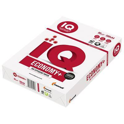 Papier imprimante IQ Economy+ A4 Recyclé 80 g/m² Lisse Blanc 500 Feuilles