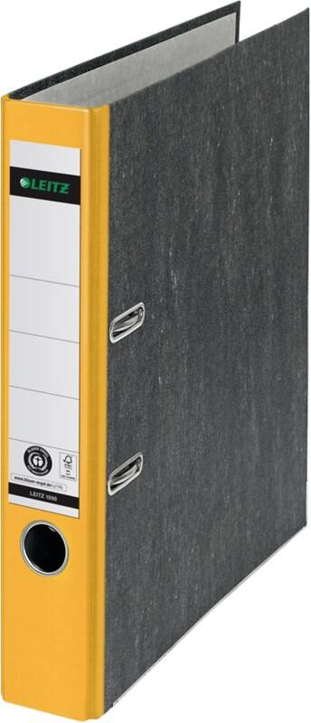 Leitz 180° Smal Classeur A4 52 mm Geel 2 Ringen 1050 Wolkenmarmer Staand Gerecycled