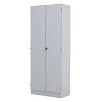 Armoire à portes battantes Hammerbacher 4 Étagères Verrouillable 800 x 420 x 2004 mm Gris