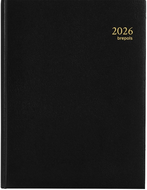 Agenda Brepols Timing Lima 2026 A5 1 Semaine sur 2 pages Néerlandais Noir 0,137,1256,01,6,0