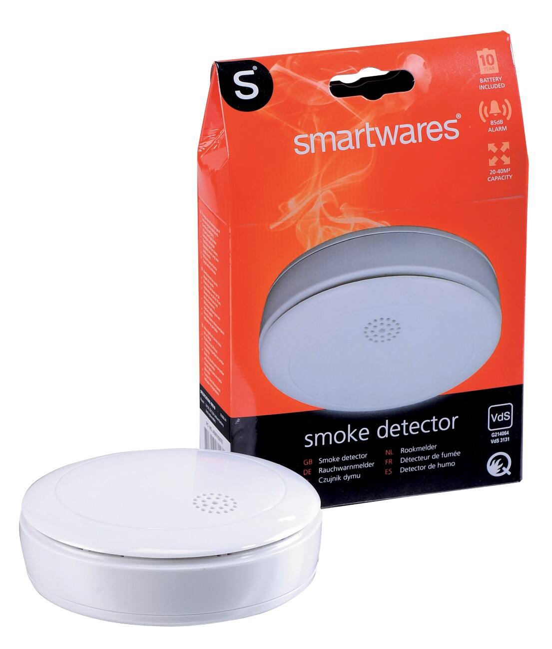 Détecteur de fumée smartwares RM218 11,5 x 4 x 17,5 cm