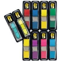 Index Post-it Assortiment 11,9 x 43,2 mm 35 bandes Paquet économique 8 + 2 gratuits