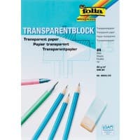 Folia Overtrek papier A4 80 g/m² 210 x 297 mm Transparant 25 Vellen