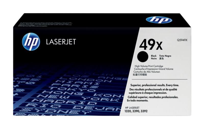 HP 49X originele tonercartridge Q5949X zwart