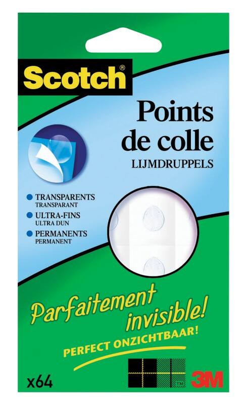 Scotch Lijmdruppels Onzichtbaar