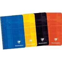 Cahier à spirales Clairefontaine A7+ Assortiment Couverture en carton laminé Quadrillé 50 feuilles