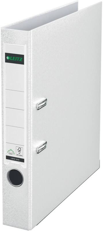 Leitz 180° Smal Ordner A4 52 mm Wit 2 Ringen 1015 Kunststof Glad Staand