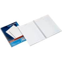 Jalema Kasboek Blauw, wit Gelinieerd Geperforeerd A5 14,7 x 20,7 cm 80 g/m²