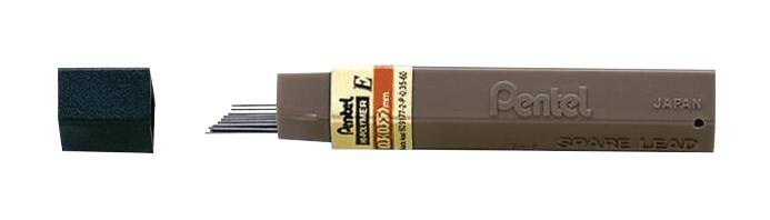 Pentel Super Hi-Polymer Lead 300 0.3 mm HB 12 pieces Navullingen voor vulpotloden Zwart 12 Stuks