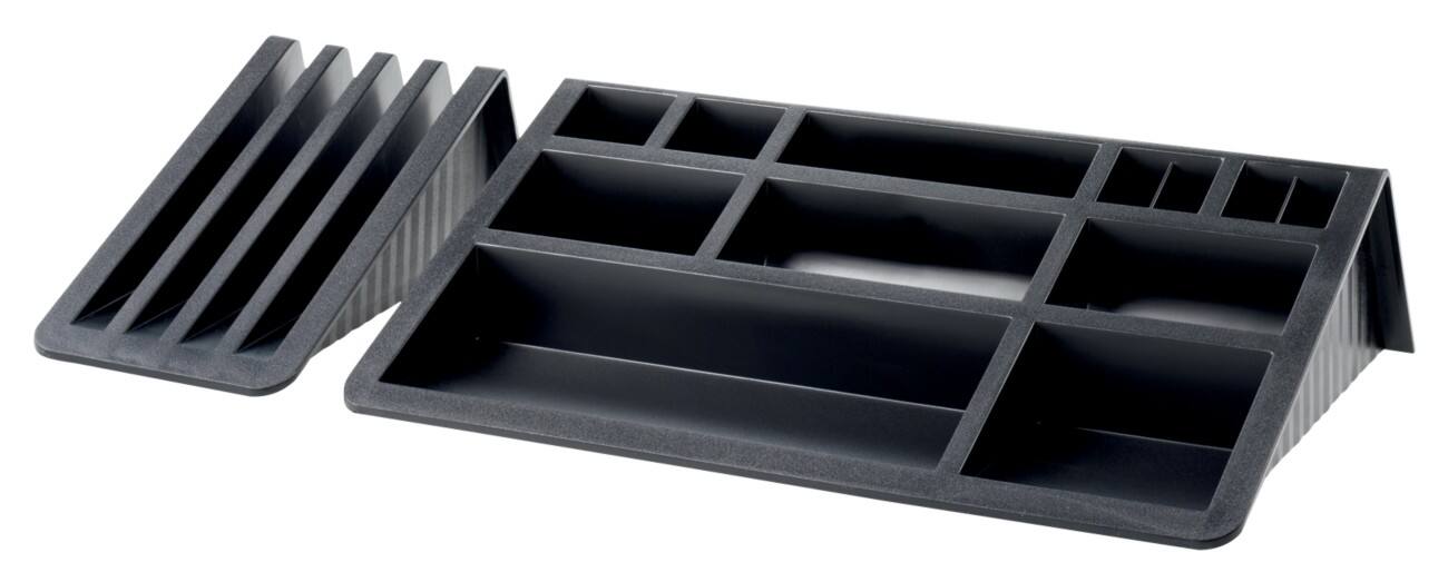 Organisateur De Bureau helit Le Butler Plastique de haute qualité Noir 40,5 x 19,6 x 7,5 cm