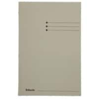 Esselte Manilla 3-Flap Map 1032307 Foolscap Grijs Gerecycled Karton 250 Vel 23,3 x 35 x 2 cm 50 Stuks