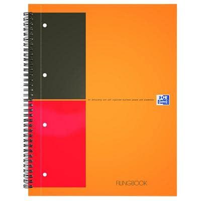 Bloc-notes OXFORD International Vierge 4 perforations A4 90 g/m²