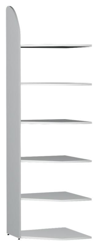 Kerkmann Gemelamineerd spaanplaat Zij- en achterwand 6 Planken 600 x 325 x 2.250 mm