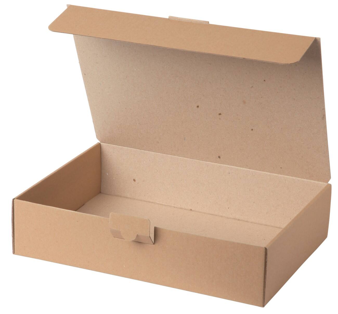 Boîtes d'expédition Fermeture postale Marron 305 (l) x 220 (P) x 70 (H) mm 50 Unités